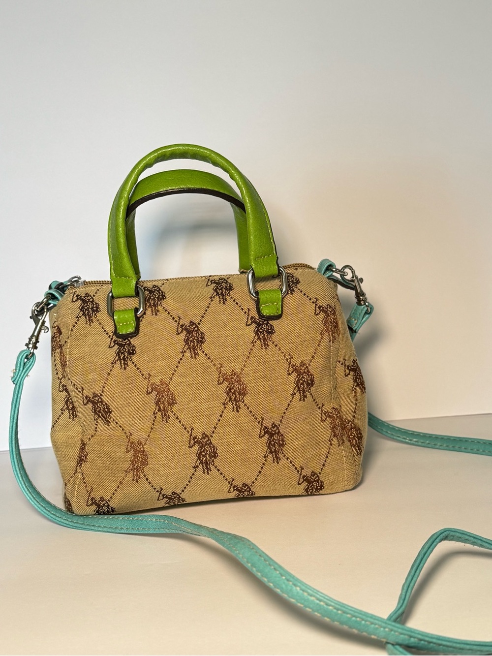Rare Vintage Y2K US Polo Assn Mini Bag- 2000s energy